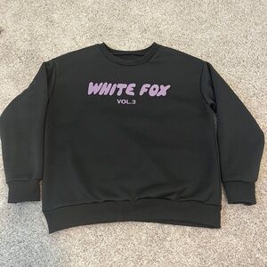 White Fox Crewneck Sweatshirt